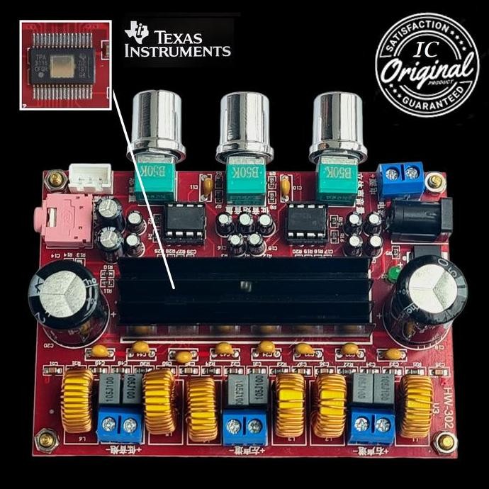 2.1 Class D Power Amplifier Tpa3116 Tpa3116D2 2 X 50W + 100W Subwoofer Original