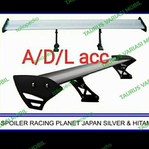SPOILER WING RACING PLANET JAPAN MOBIL SEDAN UNIVERSAL ORIGINAL DAN TERPERCAYA