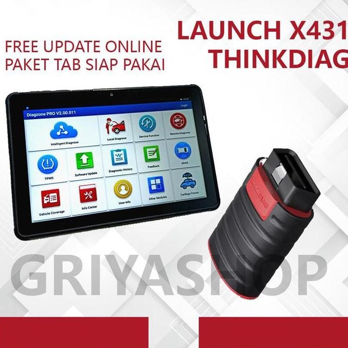Terbaik Scanner Mobil, Online Update - Launch Thinkdiag + Tablet Android 100% Ori