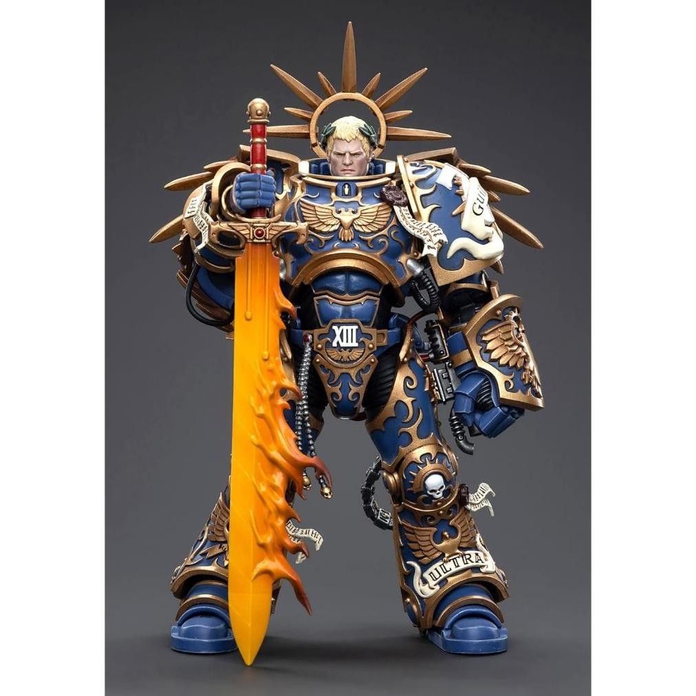 JOYTOY WARHAMMER 40K 1/18 ACTIONFIGUREN, ULTRAMARINES PRIMARCH ROBOUTE GUILLIMAN, PERFEKT FR SAMMLER