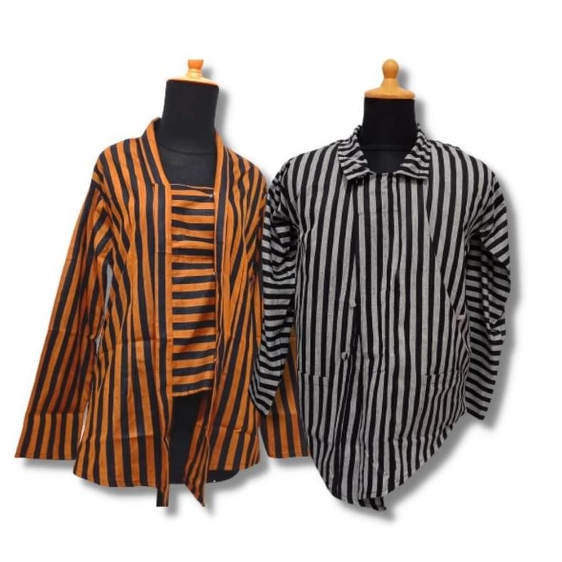 Surjan Kebaya Lurik Kutubaru Pria Wanita Bahan Premium Halus Alusan Viral