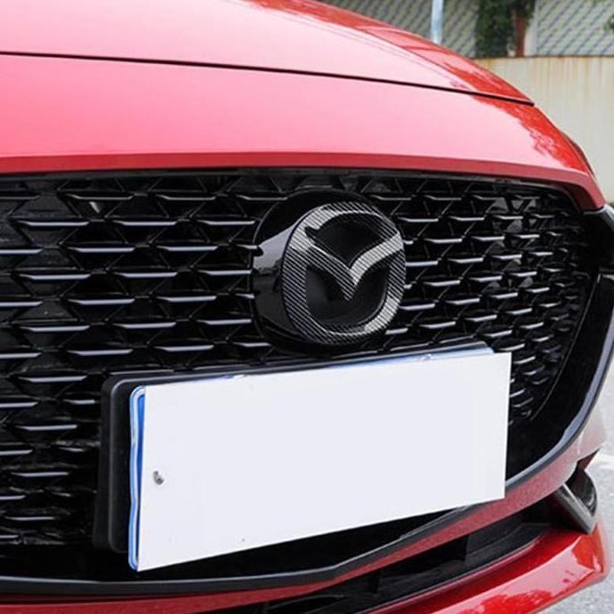 PROMO DISKON - Aksesoris CX5 - Logo Cover - Emblem Cover Carbon Mazda CX-5 2012 2013 2014 2015 2016