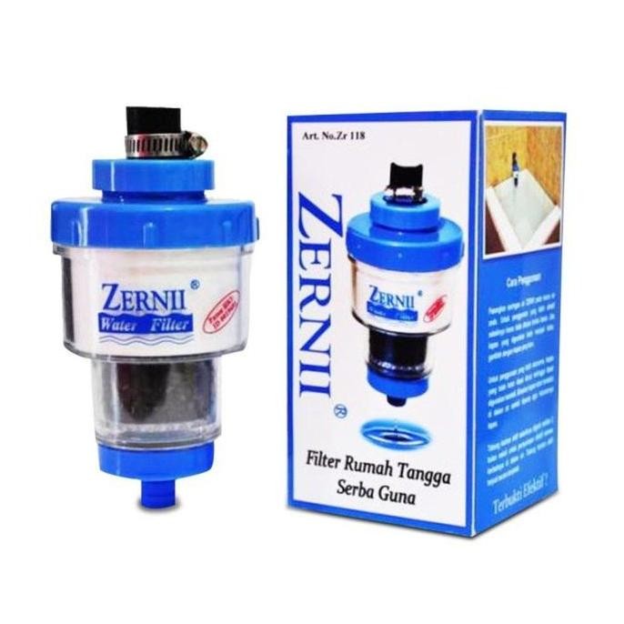 Zernii Water Filter Karbon Aktif Saringan Air Kran Filter Air Agar Jernih Filter Kran Air Saringan K