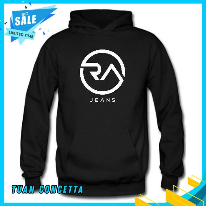 JAKET HOODIE JUMPER SWEATER DISTRO RA JEANS POLOS CUSTOM INDONESIA PRIA WANITA RAFFI AHMAD OBRAL BES