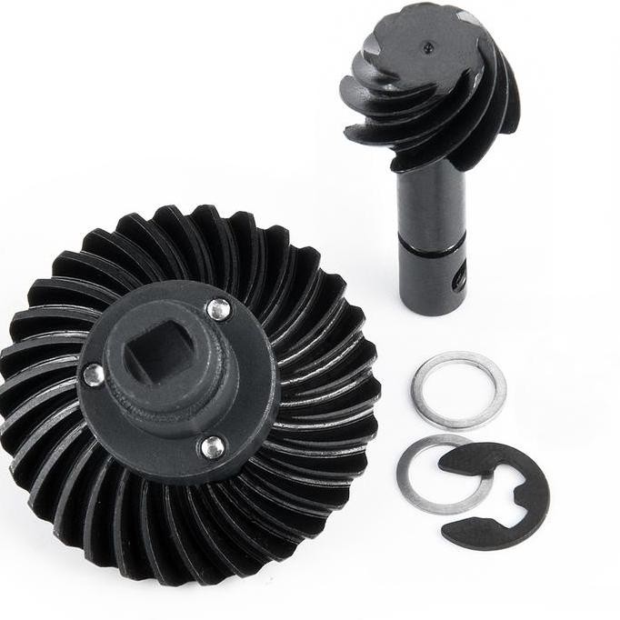 TERLARIS - Reverse / Forward Metal Gear Pinion Bevel Gear 8T - 24T/ 27T/ 30T/ 33T Rc Axial scx10 II 