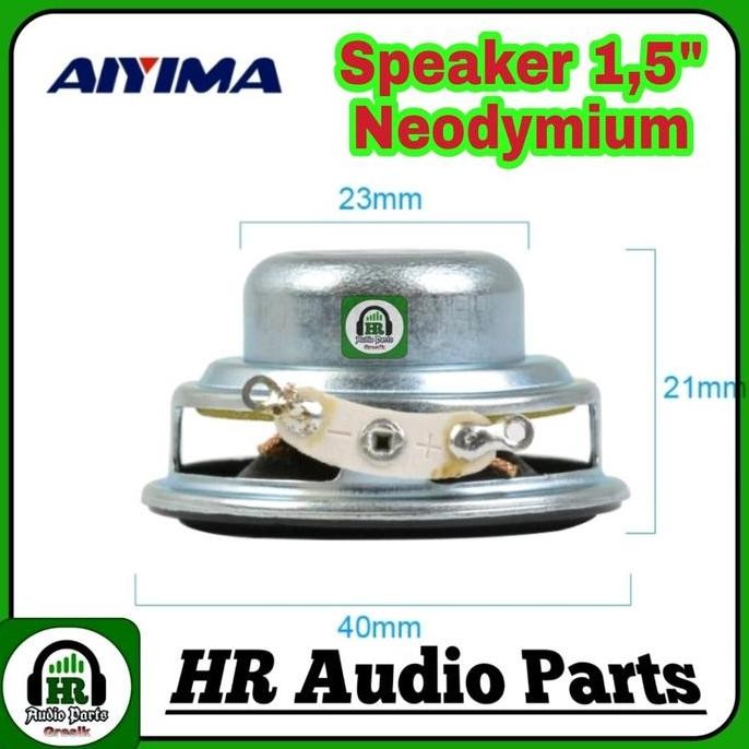 Speaker Mini 5W 4R 1.5" Magnet Neodymium 1.5 Inch 40mm 4Cm Aiyima 5Wat
