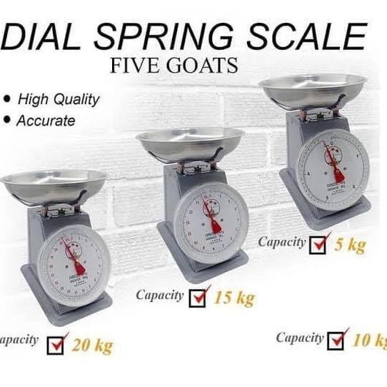 PROMO DISKON - TIMBANGAN SERBAGUNA TIMBANGAN DUDUK FIVE GOATS KUALIATAS BAGUS (Ukura 5kg - 20KG)