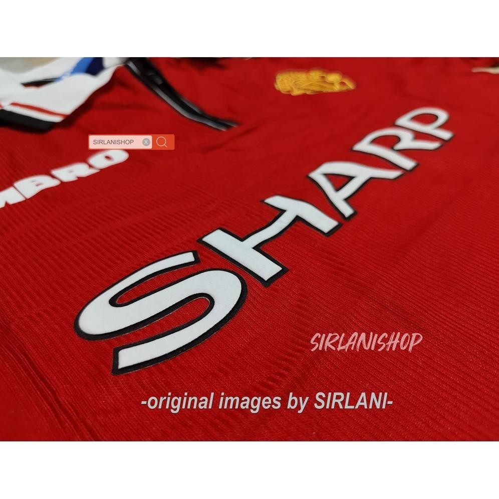 JERSEY RETRO VINTAGE MU HOME TREBLE FINAL UCL 1998 1999