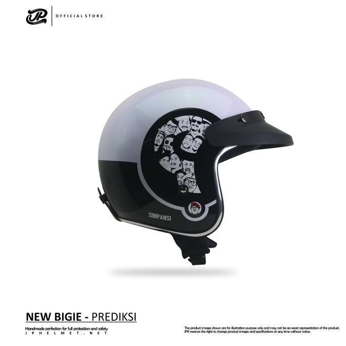 TERBARU - Helm JP Retro New Bigie Prediksi