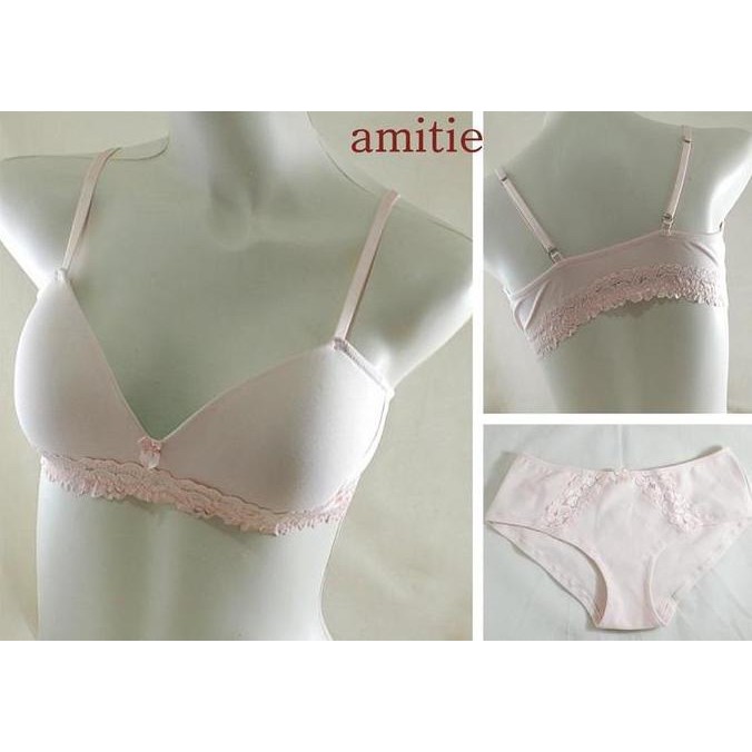 AMITIE BRA SET TANPA KAWAT WIRELESS (YOUNG HEART PIERRE CARDIN SORELLA