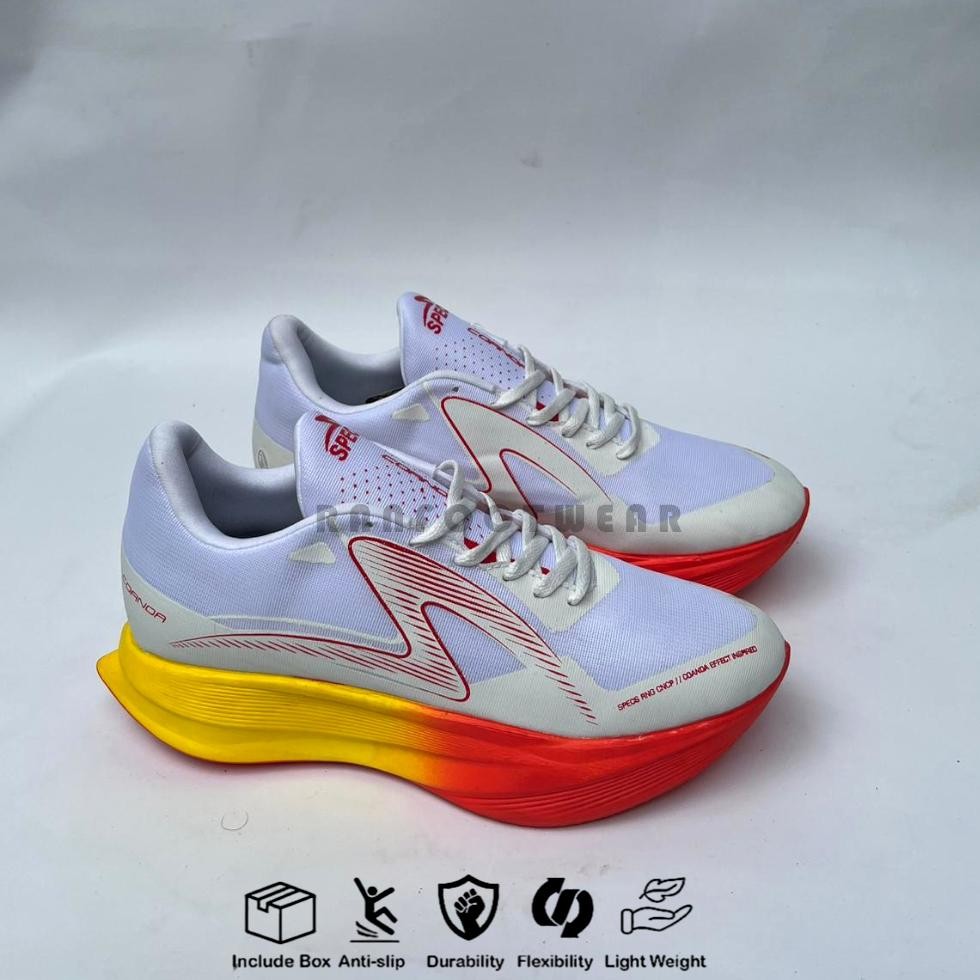 Sepatu Joging Pria wanita specs Putih merah - Sepatu Lari Pria Sepatu Sport Pria Sepatu Running