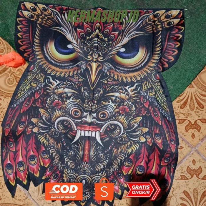 ad-56 Layangan Layang Layang Clepuk Celepuk Burung Hantu Murah