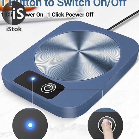 Purrini Tatakan Pemanas Gelas Coffee Cup Warmer Heating Pad Coaster Wjnb03 Isnew