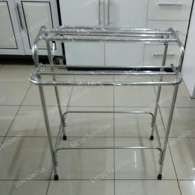 Rak Handuk Stainless/Rak Handuk/Rak Jemuran/Jemuran Kecil/Jemuran Apar