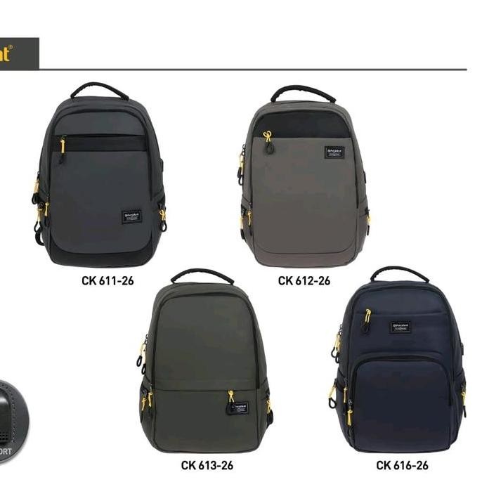 New Arrival President Tas Ransel Ck616 Laptop Backpack Pria Wanita Usb Port Original