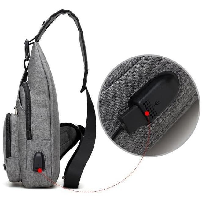 New Tas Selempang / Tas Bobo / Sling Bag Usb Import