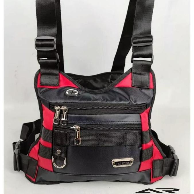 Waistbag Minimalis Chestbag Tactical Sporty Outdoor Polo Amstar Slingbag Series Uss 1.1 Tas Selempan
