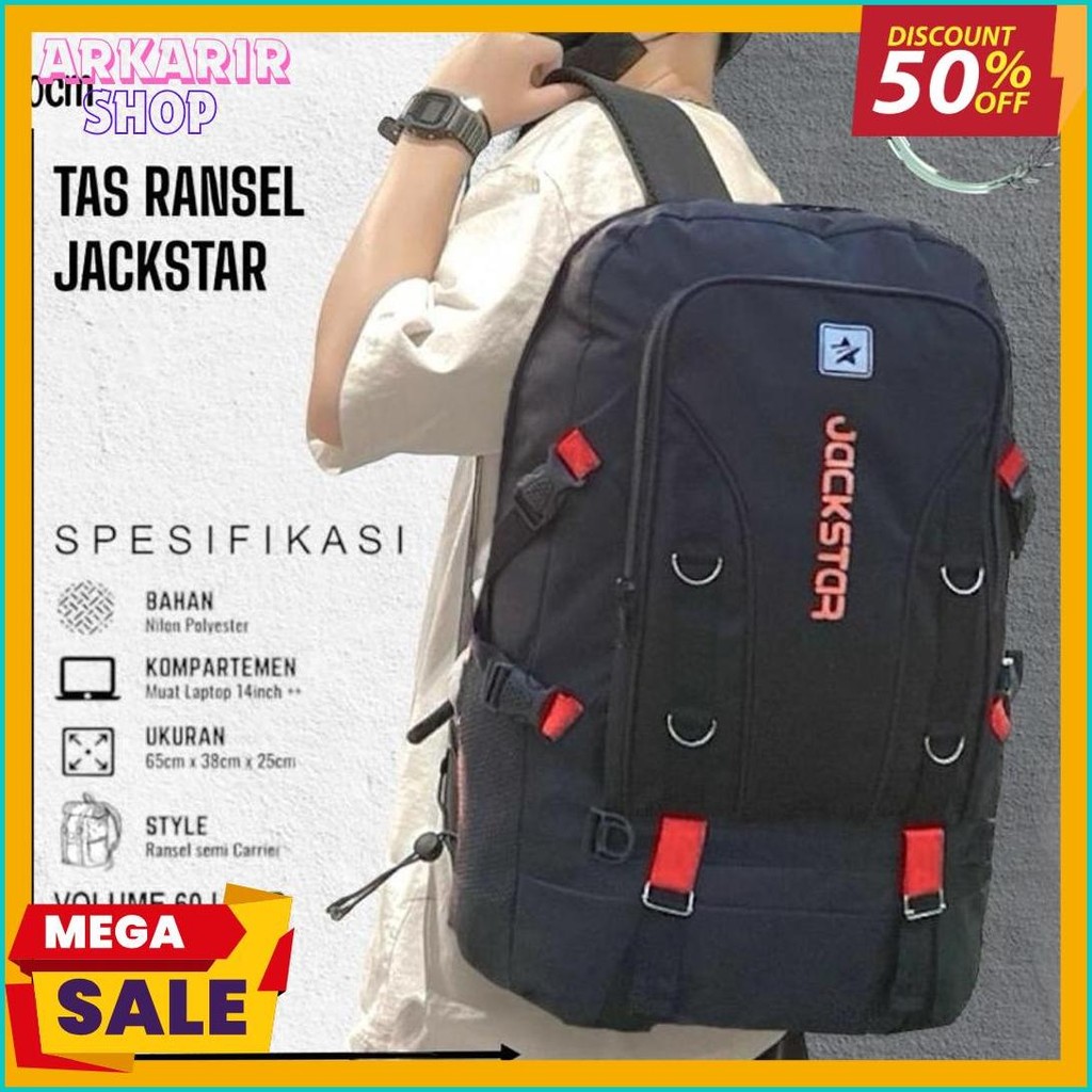50% Off Tas Jumbo Pria Tas Serbaguna Mudik Tas Jumbo Traveling Tas Ransel Jumbo Pria Tas Ransel Jumb