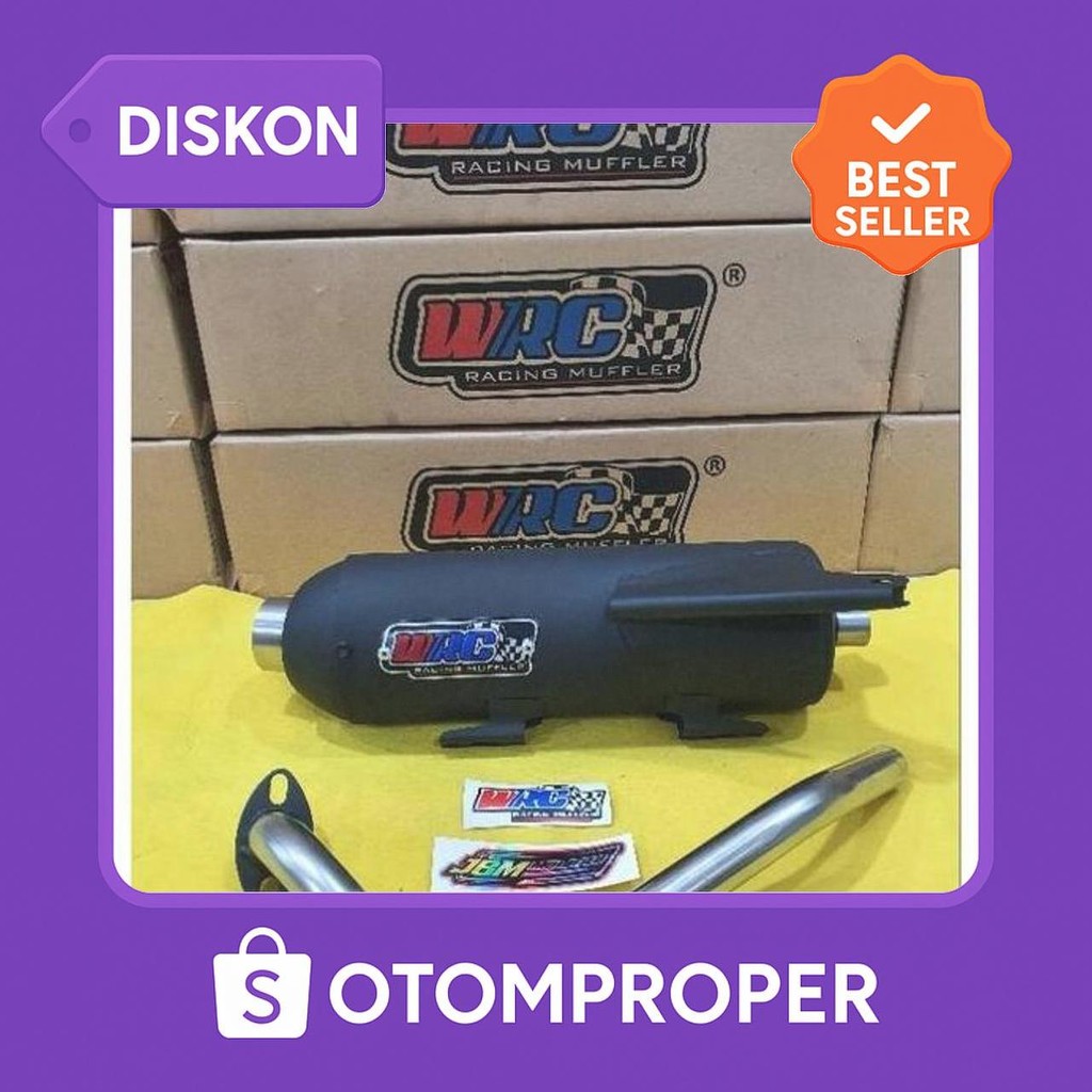 Knalpot Std Racing Wrc Racing Muffler Beat,Scoopy,Genio,Vario