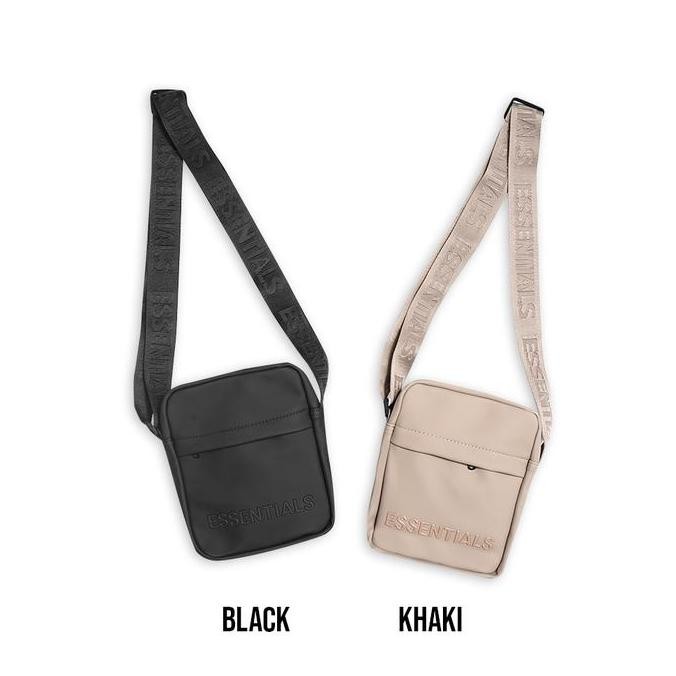 Tas Selempang Pria Fog Essentials Solid Logo Waterproof Shoulder Bag