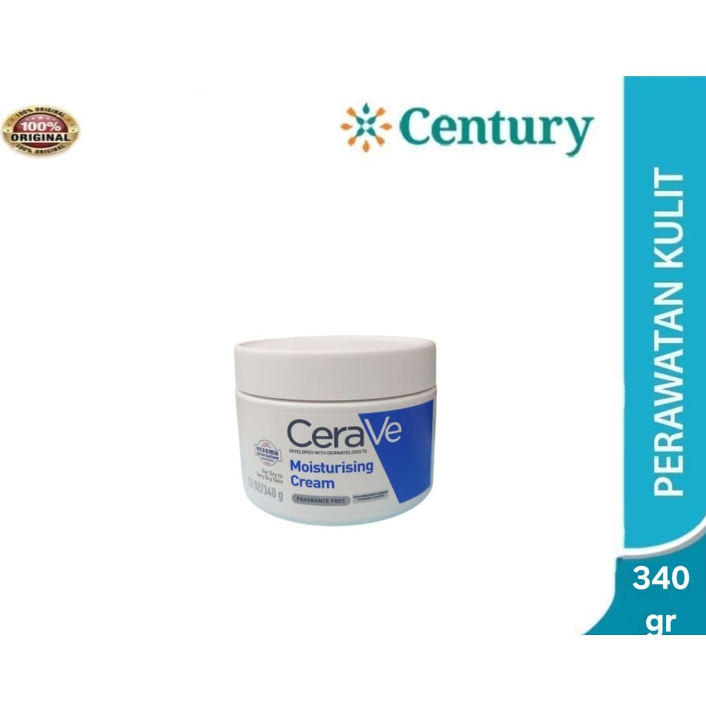 Cerave moisturizer cream 340 gr /kulit kering/pelembab/sensitif