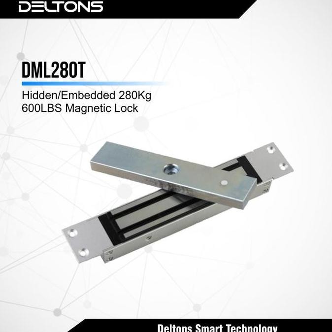 Embedded Magnetic Lock 600Lbs Hidden Em Lock Pintu Sliding 600 Lbs