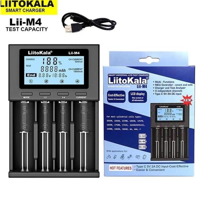 Chb-012 Rechargeable Baterai Charger Liitokala Batre Charger Baterai 1.48V - 5V Aa Aaa 18650 Premium