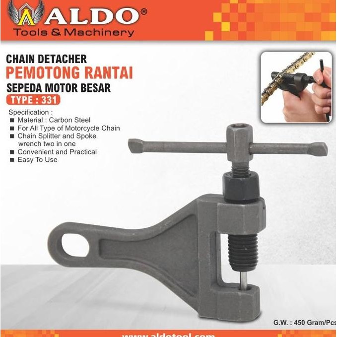 PEMOTONG RANTAI MOTOR BESAR 331 / ALAT POTONG RANTAI MERK ALDO ABD
