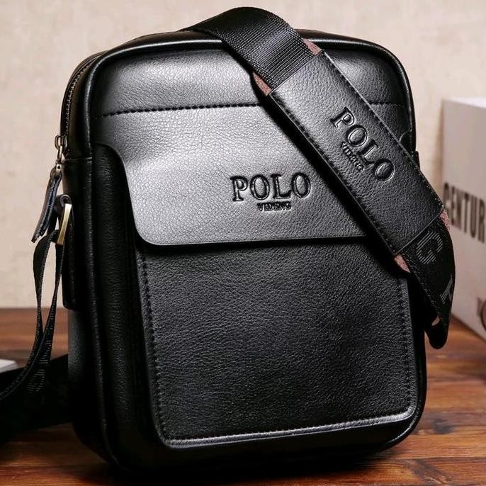 New Arrival Tas Selempang Polo Kulit Pria Import Ori Premium Tas Slempang Polo Ori