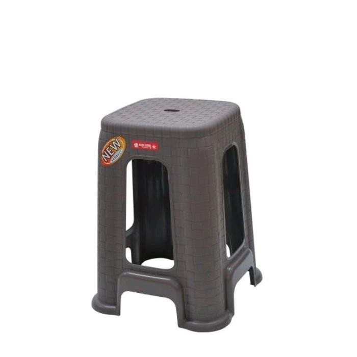 Lion Star G-24 Bangku Plastik Rajut/Kursi Baso Plastik Satin Highstool Terbaru Best Quality 100% Ori