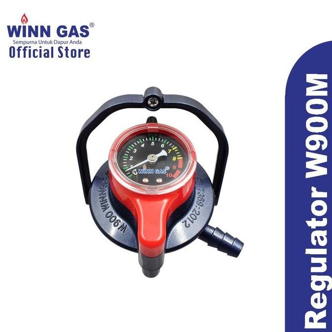 Regulator Gas Winn Gas W-900 Meter Pengunci Ganda