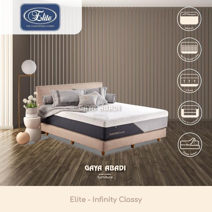 Springbed Elite Infinity Classy / Kasur Infinity Classy - Elite Springbed New Best Quality 100% Orig