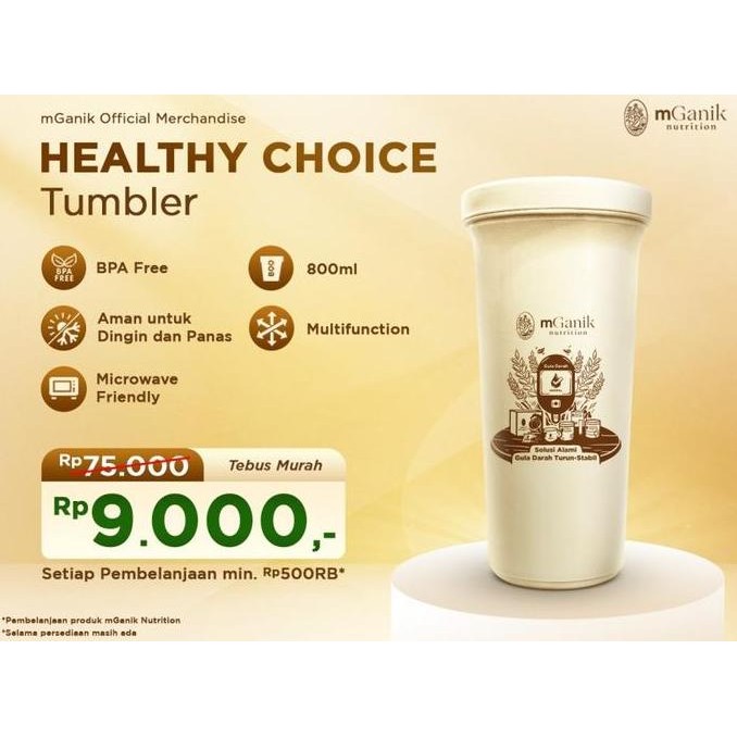 Terbaik Mganik Tumblr Healthychoice Multigrain Metafiber 100% Ori