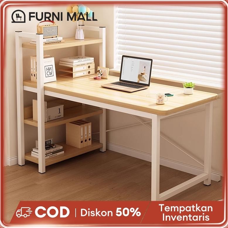 Meja Belajar Minimalis Meja Belajar Dengan Rak Buku Meja Kantor Minimalis Meja Belajar Serbaguna