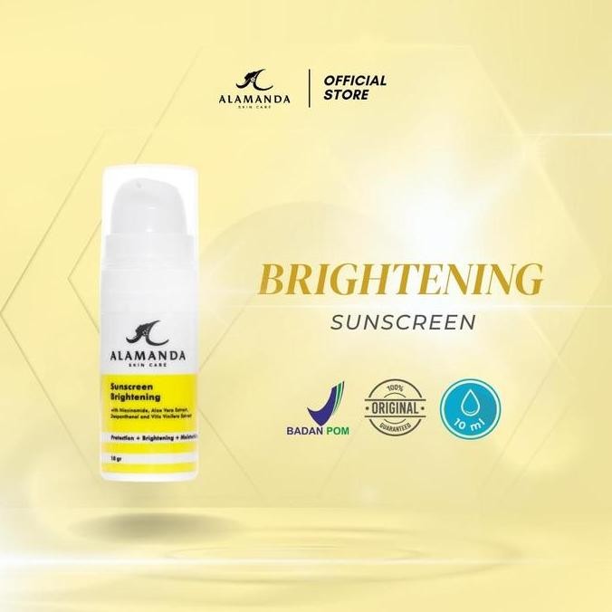 Alamanda Skincare Brightening Sunscreen BED