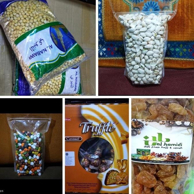Promo coklat, kacang Arab, kismis oleh2 haji Dan umroh COD