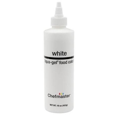 +++++] Chefmaster Chef Master Liqua Gel Liqua-Gel 16 Oz White Besar