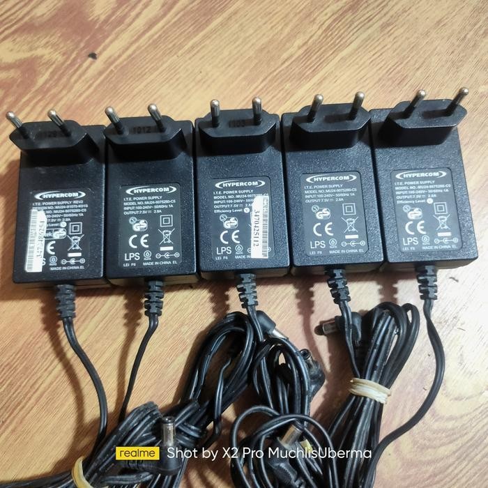 Adaptor Hypercom Original 7.5v 2.8a MU24-9075280-C5 kualitas terjamin