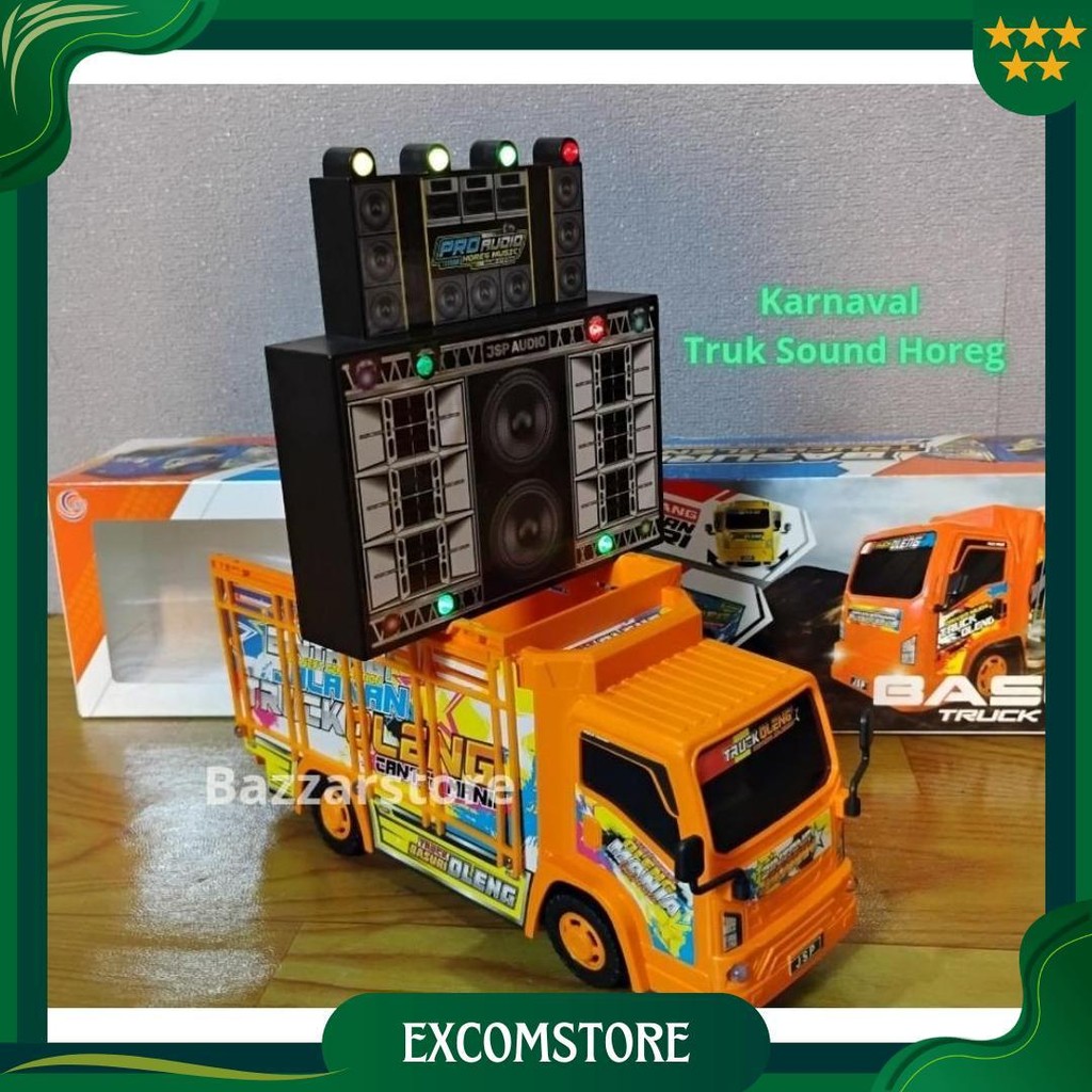 Mainan Anak Truk Oleng Sound Horeg Full Musik Dan Full Lampu Led, Truk Oleng Karnaval Sound Horeg, M