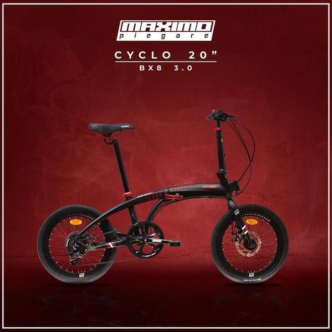 Sepeda Lipat MAXIMO Piegare 20 Inch Cyclo BX8 3.0 Outdoor