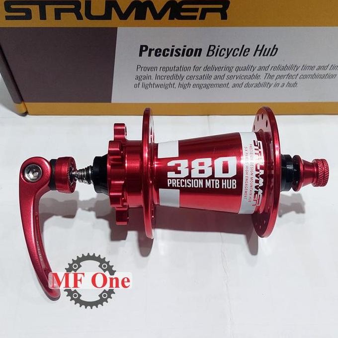 Hub Depan Strummer MT380 / HM380 QR 100 32H MT 380 HM 380 Bearing