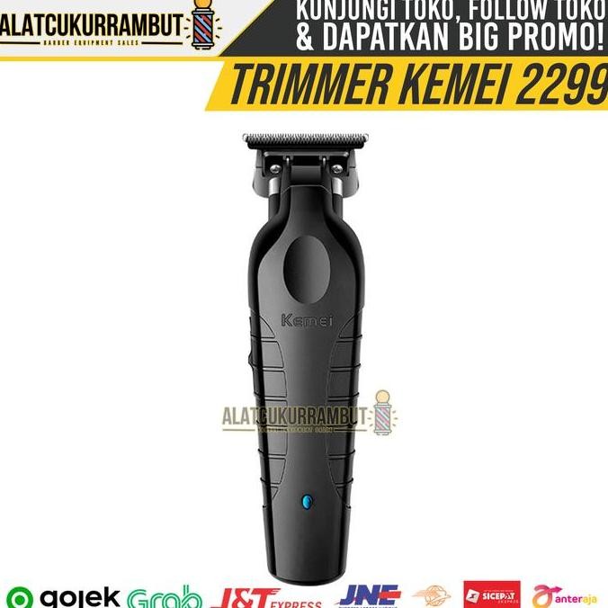 KEMEI 2299 Alat Cukur Rambut Jenggot Kumis Mesin Cukur Trimmer Detailer Kemei