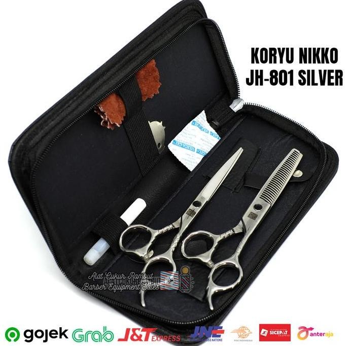 Gunting Potong Rambut Gunting Sasak Rambut Set KORYU NIKKO JH 801
