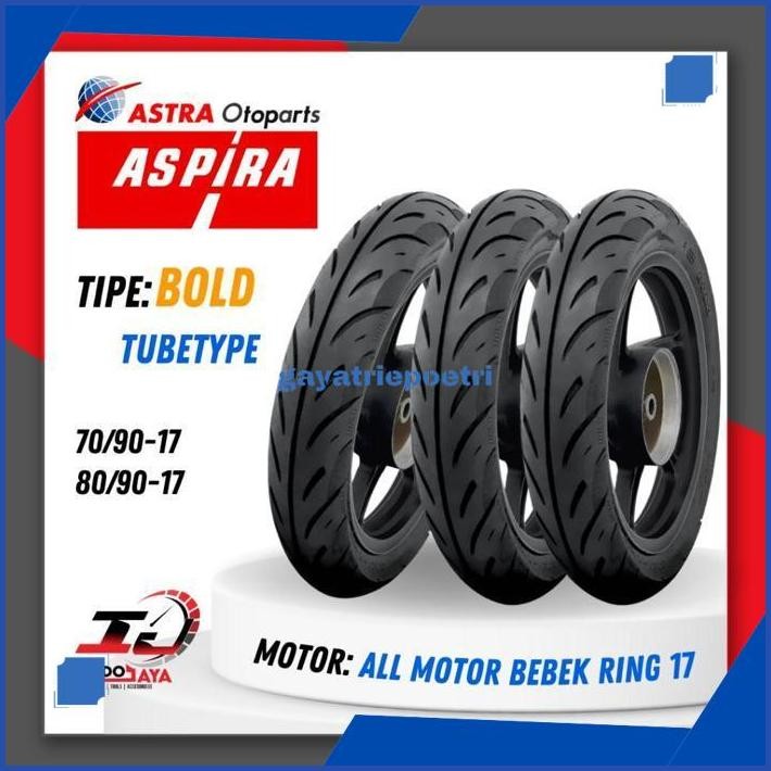 er-23 uk-12 gq-68 BAN ASPIRA TUBETYPE BOLD RING 14 / 17 (80/90-14 - 90/90-14 - 70/90-17 - 80/90-17) 