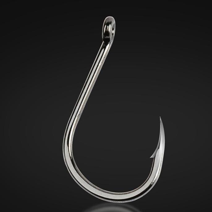 Kail Pancing Bahan Baja Karbon ,Kail Pancing Ikan Tajam No 3-12 Set Mata Kail Pancing Bahan Baja Kar