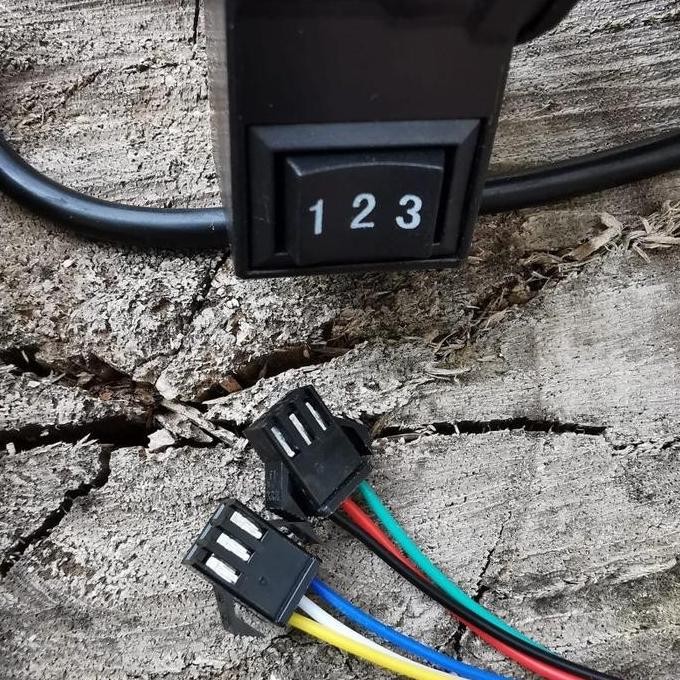 Gas Sepeda Listrik 3 Speed Universal / Handle Grip Gas Sepeda Listrik Konversi Sepeda Elektronik