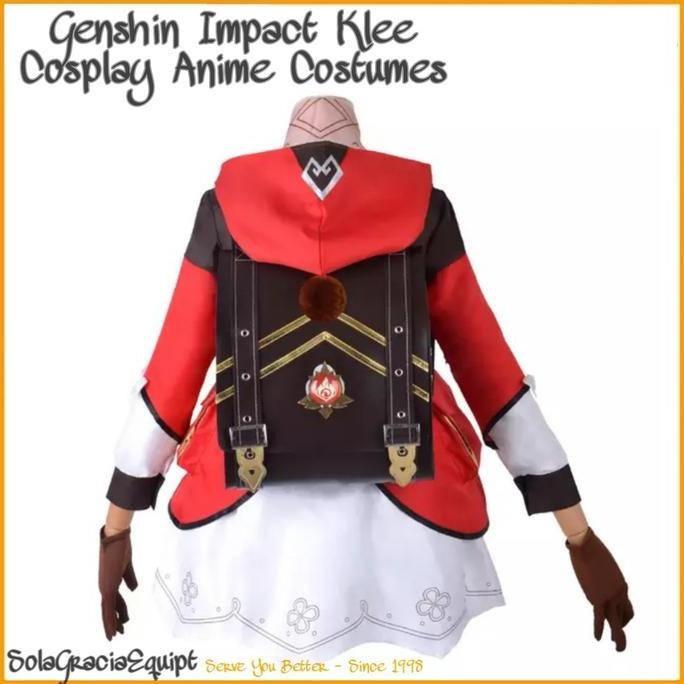 Ready  Genshin Impact Klee Cosplay Anime Costume