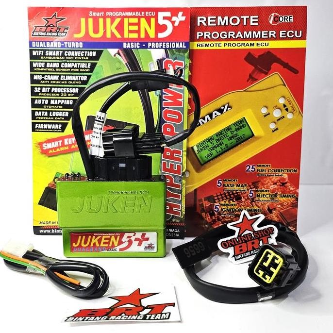 ECU BRT ECU JUKEN 5 5++ Plus Plus & KABEL BLUETOOTH Ecu Juken SUPRA X 125 FI HELM IN & BLADE 125 FI 