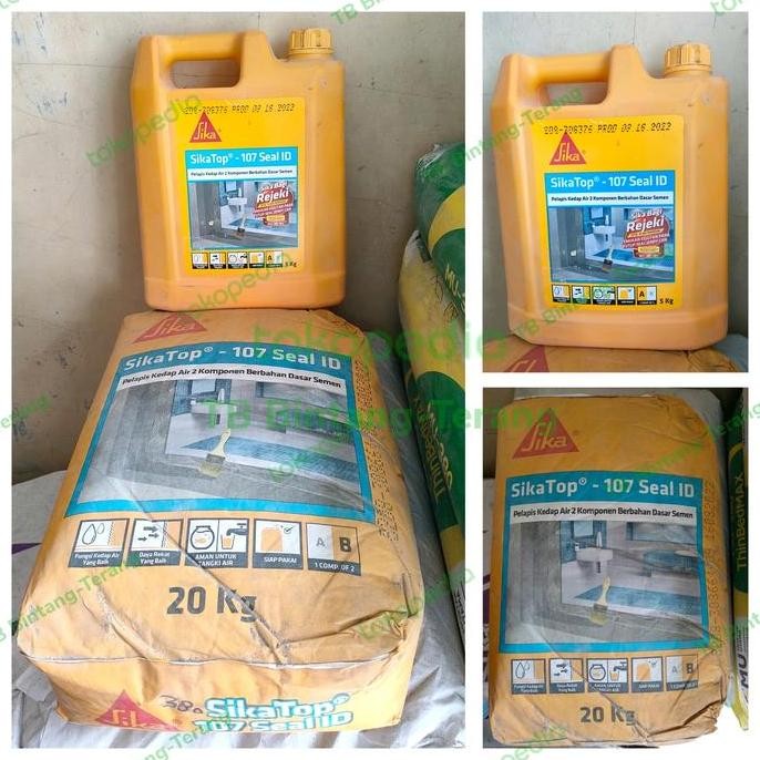 SIKA TOP SEAL 107 ID SET ( A + B ) SEMEN MORTAR ANTI BOCOR WATERPROOF