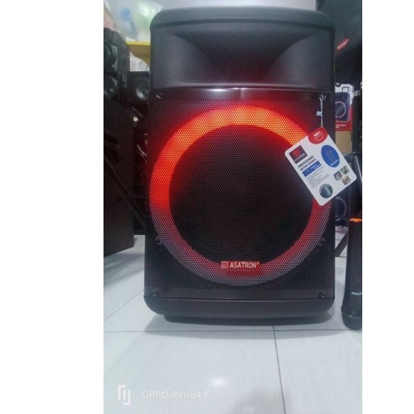 SPEAKER BLOETHOOT ASATRON 15 INCH HOLIWOOD 2 MICROPHONE WIRELESS